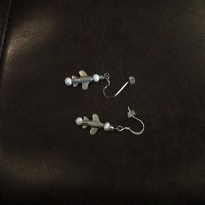 Airplane earrings